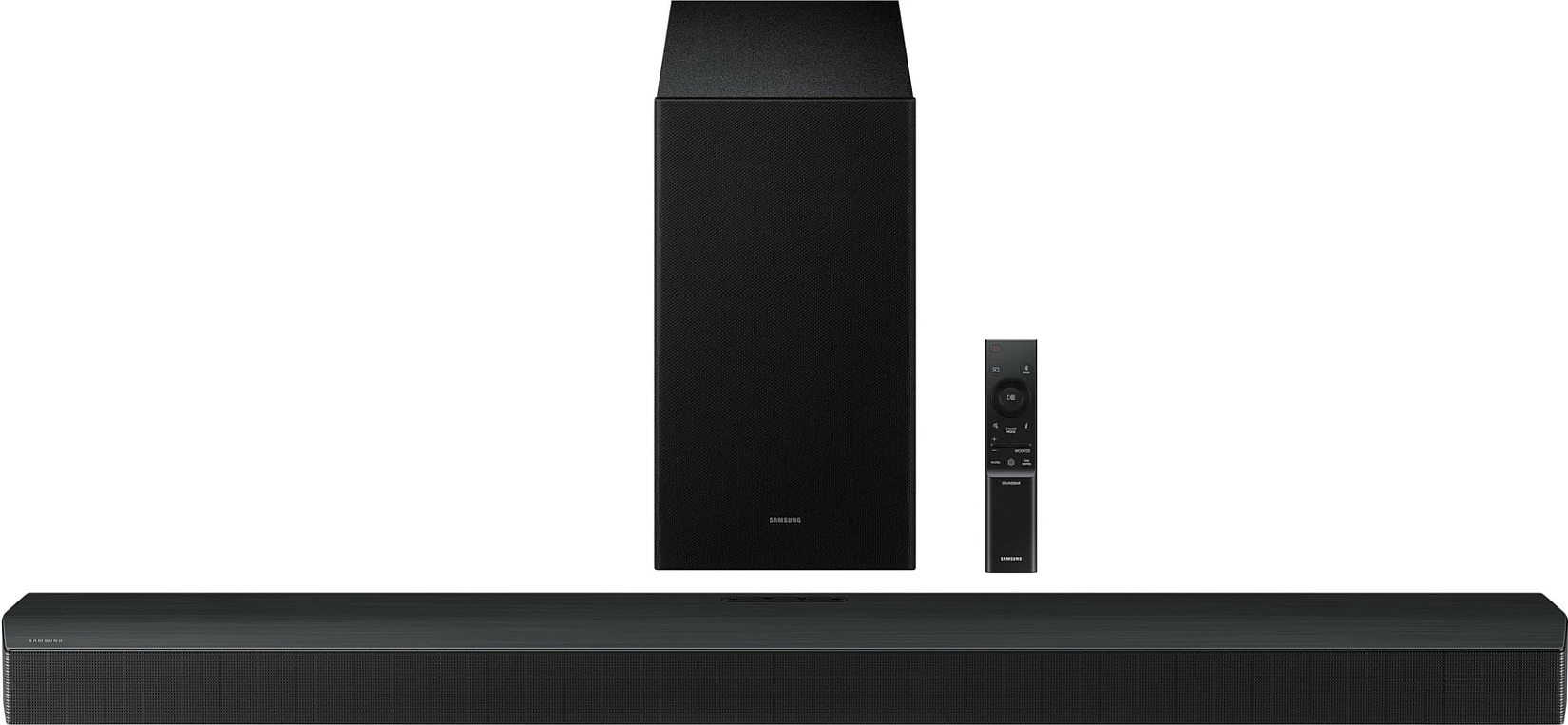 Soundbar Samsung HW-B750F, 5.1 kanale, 400 W, me subwoofer, e zezë