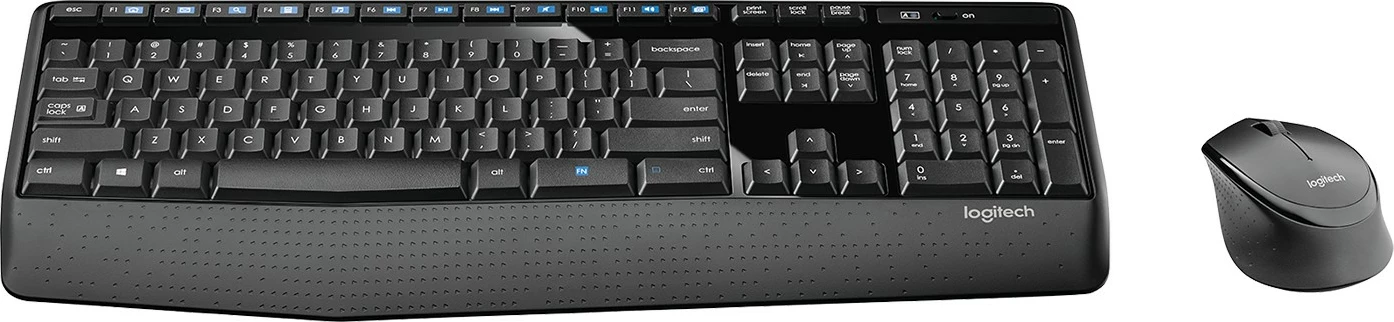 Set tastierë dhe maus wireless Logitech MK345, i zi