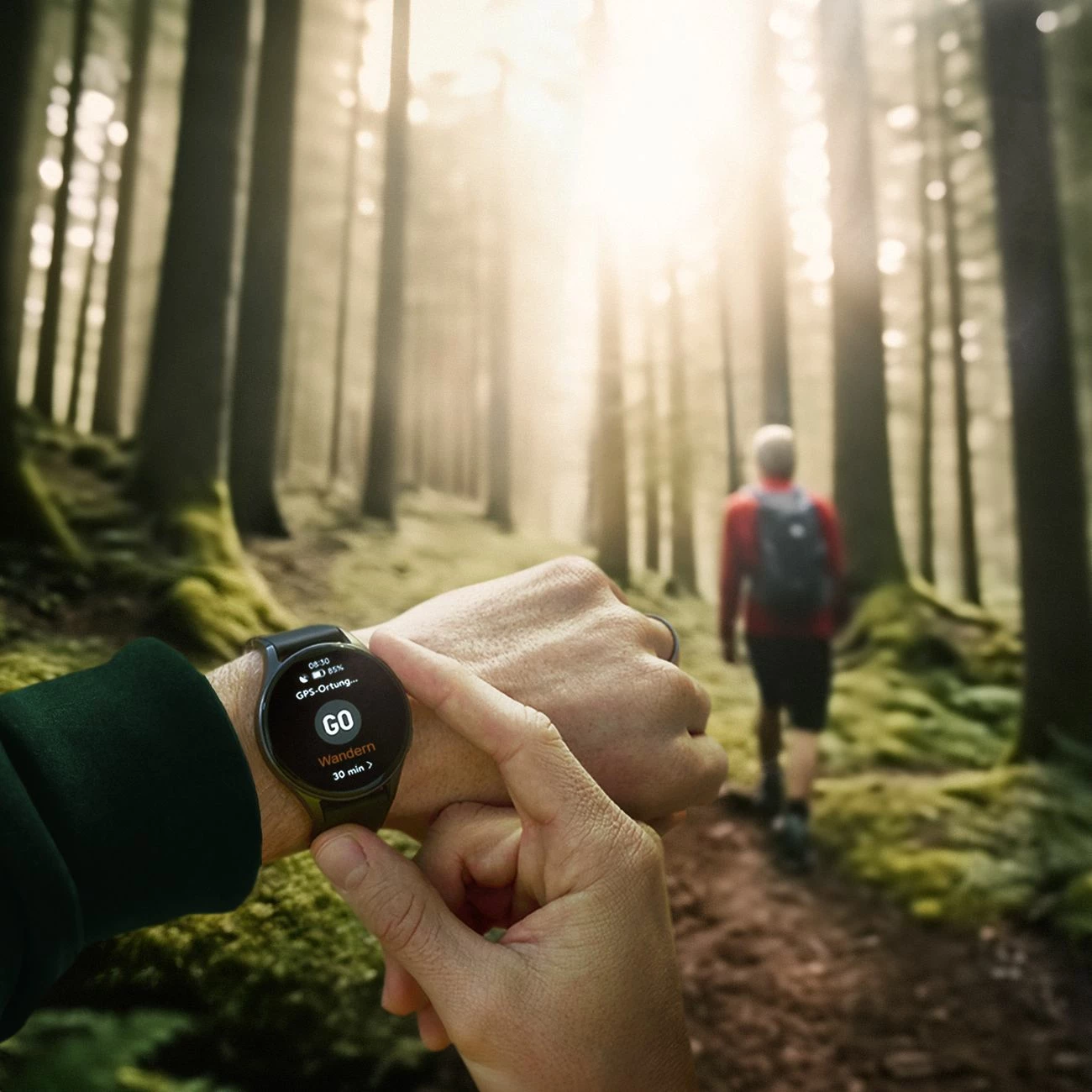 Smartwatch Hama 8900 GPS AMOLED 1.43", rrip silikoni, e zezë