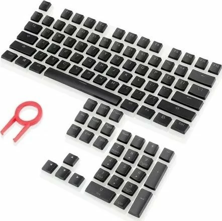 Set keycaps Redragon A130 PBT Doubleshot 104 copë Pudding, i zi