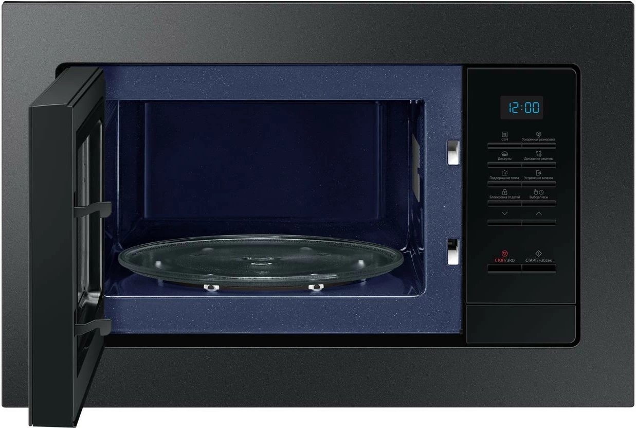 Furrë me mikrovalë, Samsung MS23A7013AB, 23 L, 800 W, inkaso, e zezë