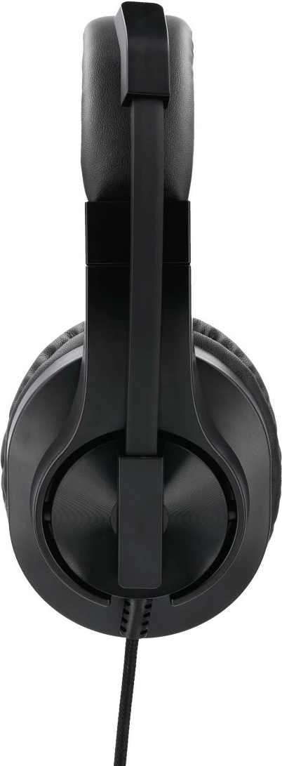 Kufje me mikrofon Hama HS-P350 stereo, full-size, 2x 3.5 mm + Y-adapter, kabllo 2 m, kontroll zëri dhe mute, e zezë