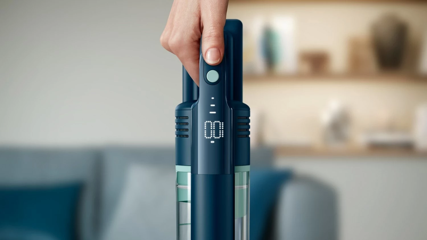 Fshesë elektrike Philips 5000 XC5141/01, pa qese, me bateri, Jeshile