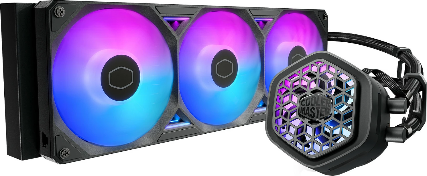 Ftohës lëngshëm AiO Cooler Master ML 360 Atmos II, 360mm, 3x120mm, ARGB, i zi