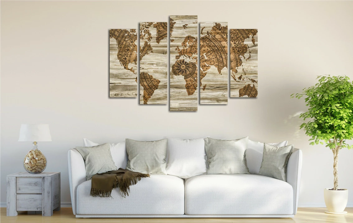 Pikturë dekorative në kanavacë (5 pjesë), Wallity, BC60