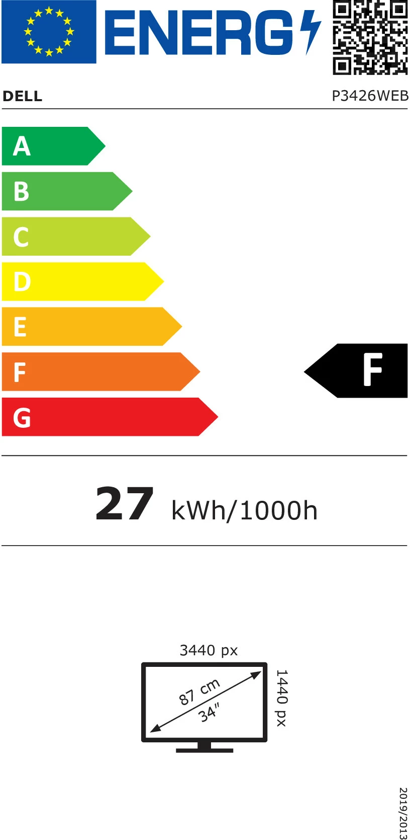 Monitor Dell Pro P3426WEB, 34" WQHD 3440x1440, IPS i lakuar, webcam+altoparlant, i zi/argjend