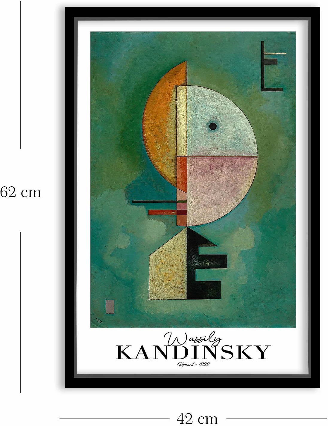 Pikturë dekorative me kornizë, Wallity, 4262SYHKANDINSKY-024