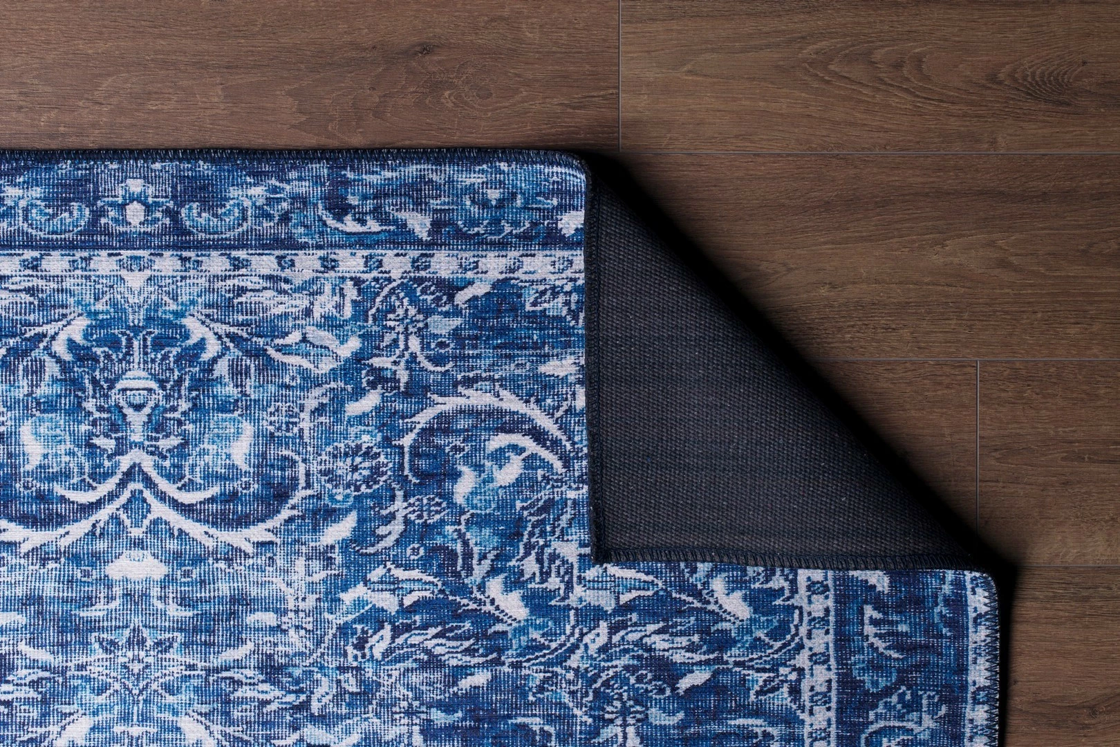 Qilim për korridor, ngjyrë blu e errët, Conceptum Hypnose Dorian Chenille, 75x150cm