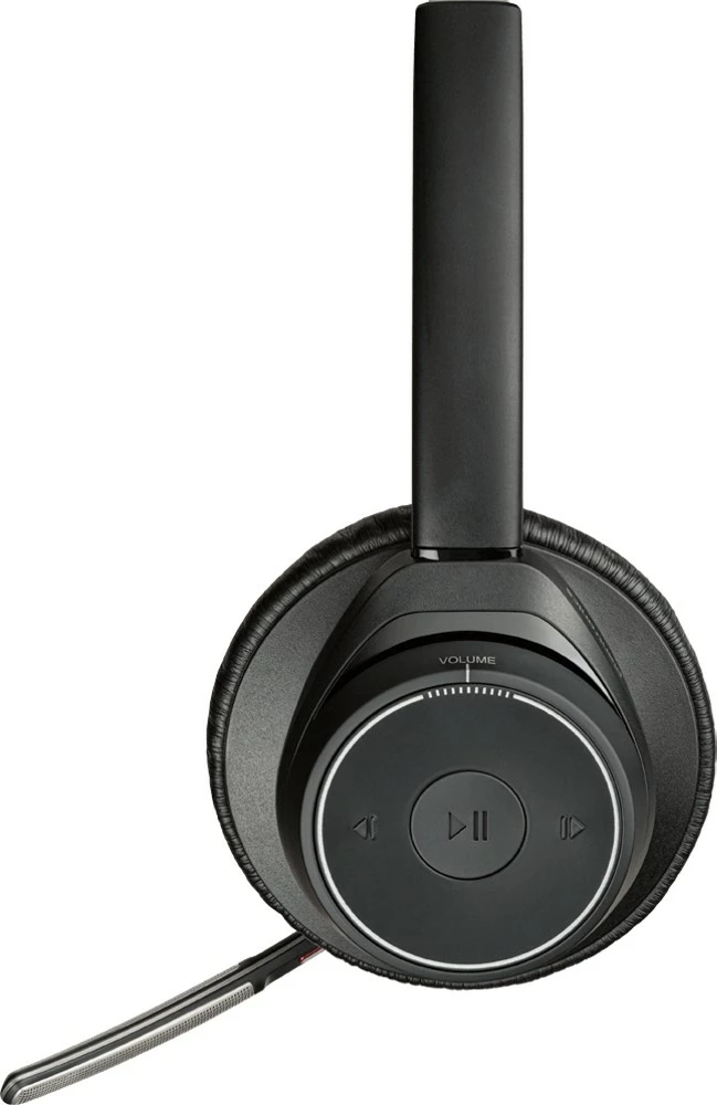 Kufje Poly Voyager Focus UC B825-M – Bluetooth, USB-A, të Zeza