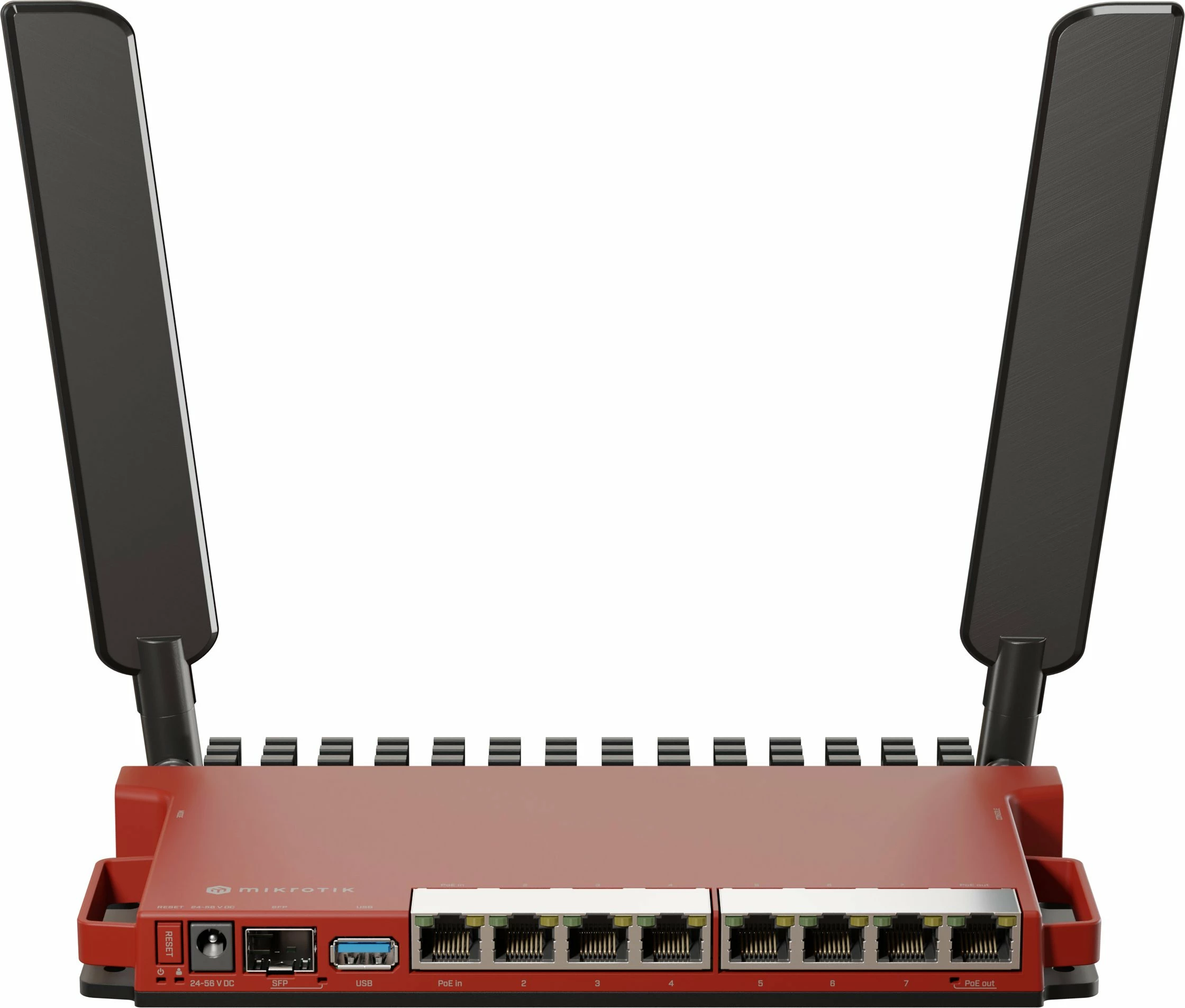 Router MikroTik L009 L009UIGS-2HAXD-IN Wi‑Fi 6, 8x Gigabit, SFP 2.5G, USB, PoE, kuqe/zi