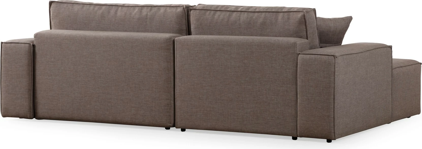 Kënd-sofë krevati Atelier del Sofa, Pırlo kënd majtas, kafe