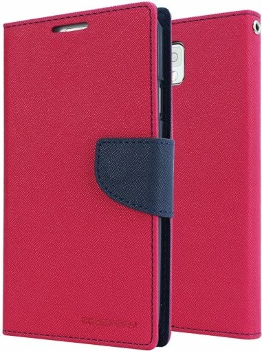 Mbështjellës flip Goospery Fancy Diary për Sony Xperia M4 Aqua, rozë