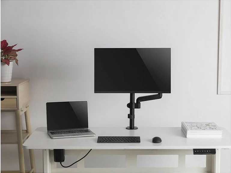 Mbajtëse monitori EQUIP, për tavolinë me klemë, 13"-32", VESA 75x75/100x100, 9kg, e zezë