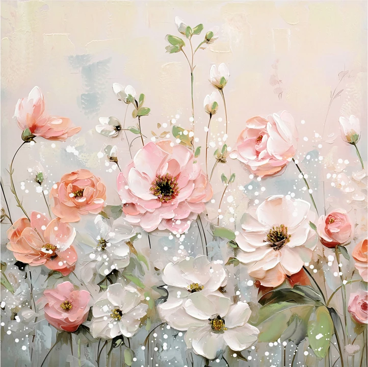 Pikturë kanavacë Rozy I Inart 80x3x80cm