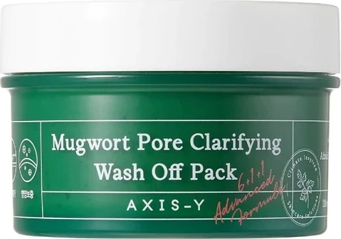 Maskë për fytyrë për femra AXIS-Y Mugwort Pore Clarifying Wash Off Pack, 100ml