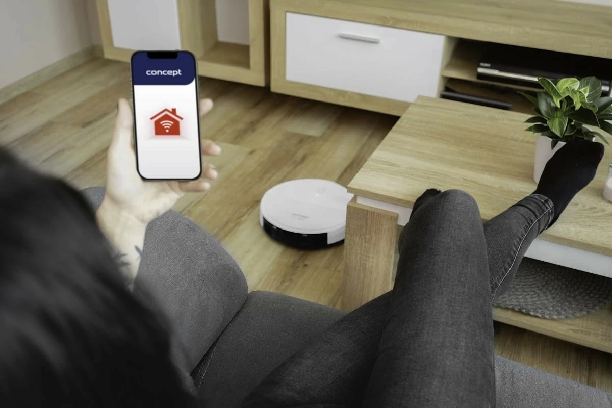 Robot fshesë Concept VR3350, smart, me mop, i bardhë