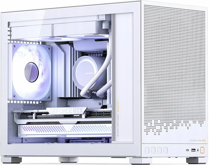 Kasë Jonsbo D32 STD mini tower për mATX/Mini-ITX, e bardhë