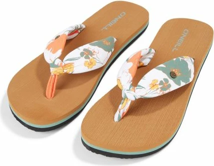 Sandale për femra O'Neill, me motiv lulesh të bardha