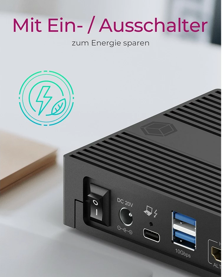 DockingStation ICY BOX 11-in-1, USB 3.2, 3x HDMI, 2x DisplayPort, 100W, e zezë