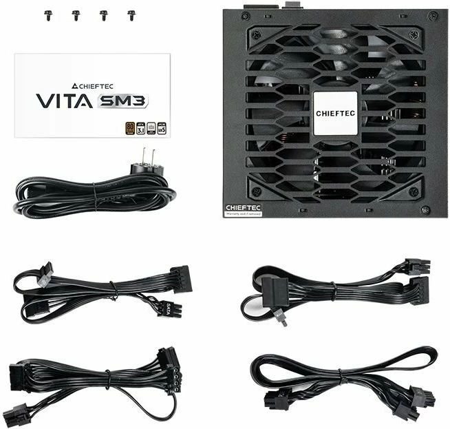 Furnizues rryme Chieftec Vita SM3 BPX-650-C 650W 80+ Bronze semi-modular ATX 3.1, i zi