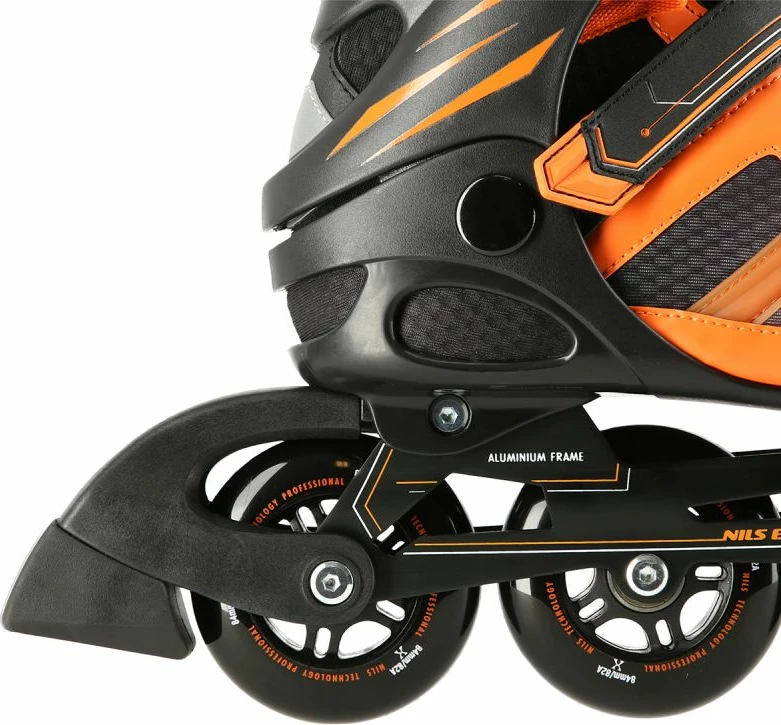 Rollera Nils Extreme NA14112, të zeza dhe portokalli, 39
