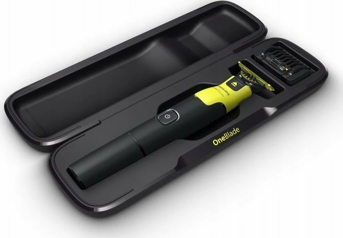 Trymer Philips OneBlade 360 QP4631/65, bateri 60 min, IPX7, 2 tehe, krehër 5-në-1, jeshile/zezë