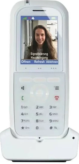 Telefon IP AGFEO DECT 77, i bardhë