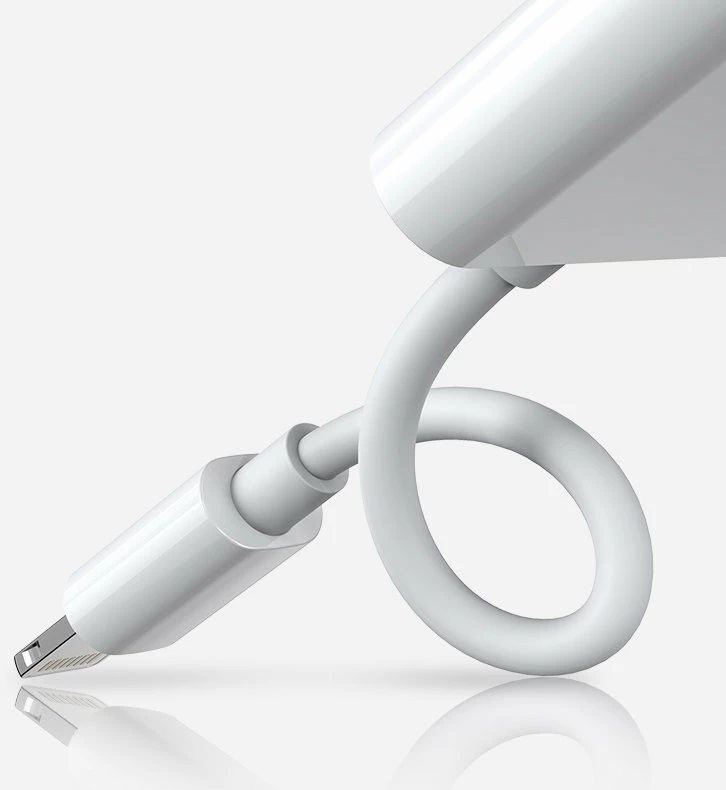 Adapter Joyroom S-Y104, 2n1 Lightning në 2x Lightning, i bardhë