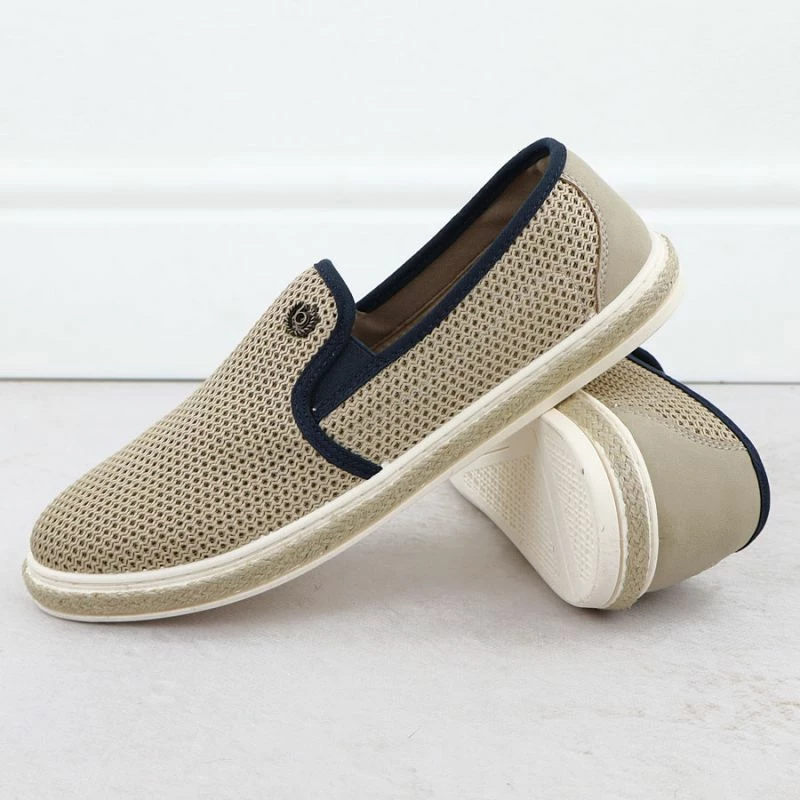Atlete slip-on Bugatti 321-ASP61-6900, bezhë, meshkuj [Madhësia: 45]