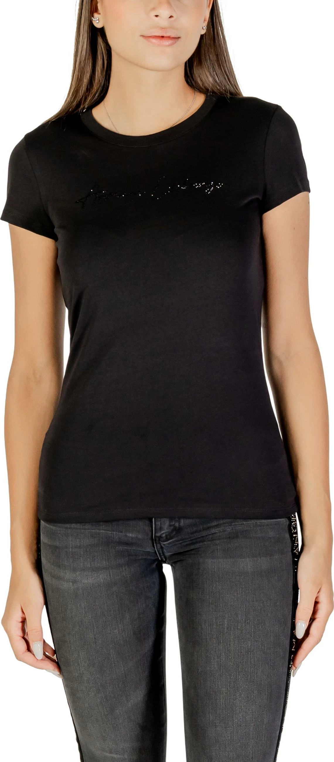 Maicë për femra Armani Exchange XW001457 AF10356, e zezë
