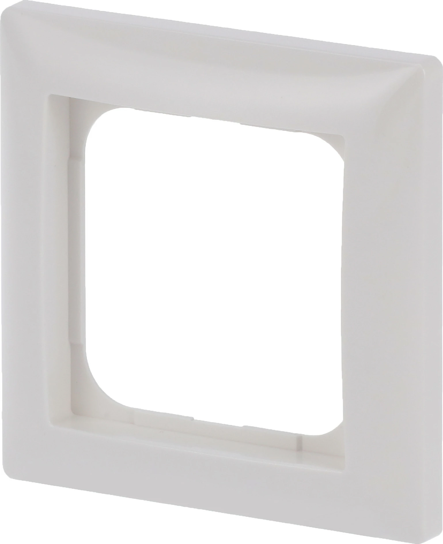 Kornizë për çelës/prizë Busch-Jaeger 2CKA001725A1555, 81x81 mm, IP20, pa vida, e bardhë