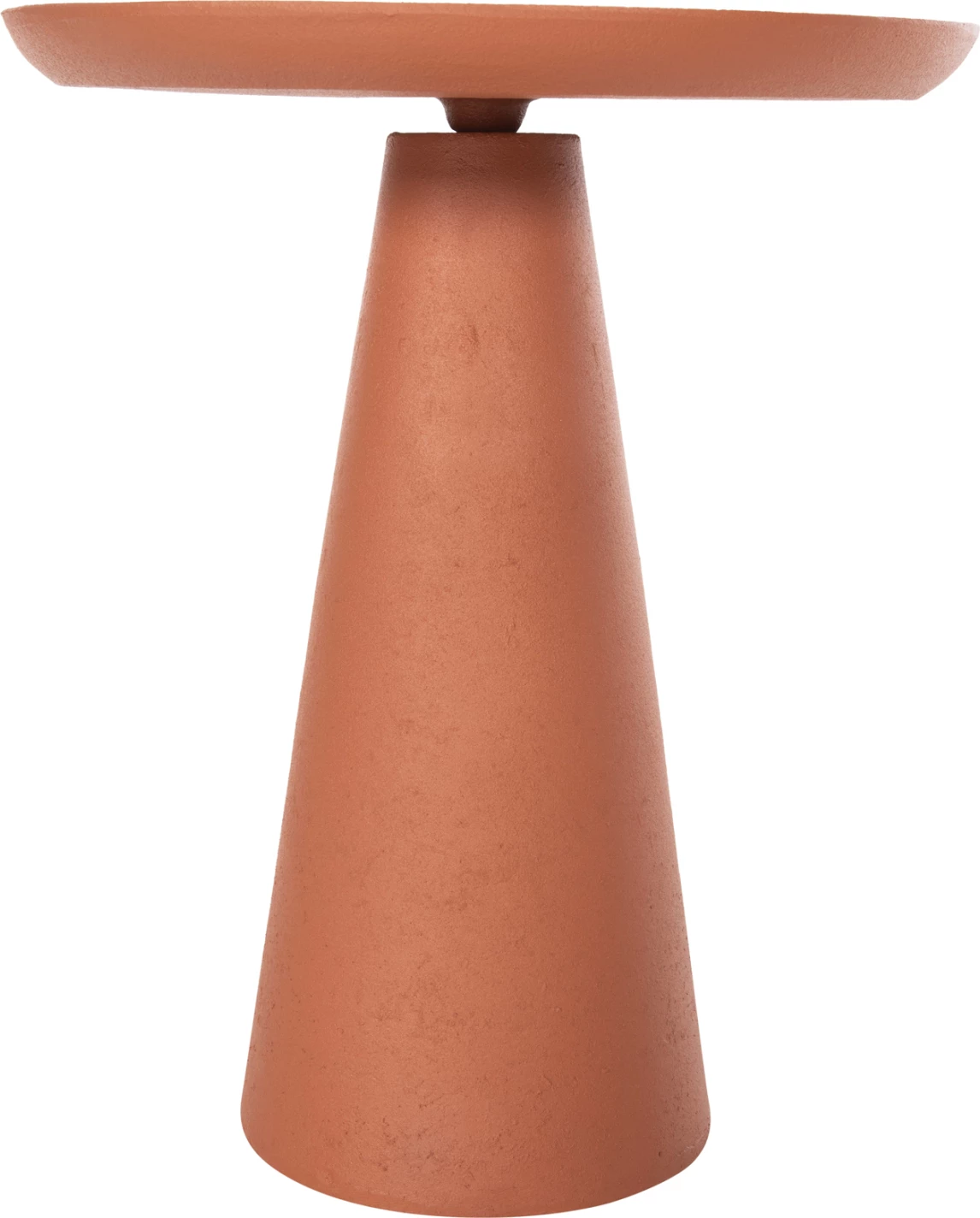 Tavolinë anësore DELCON FH4247.06 metalik, ngjyrë portokalli, Φ39,5x47H cm