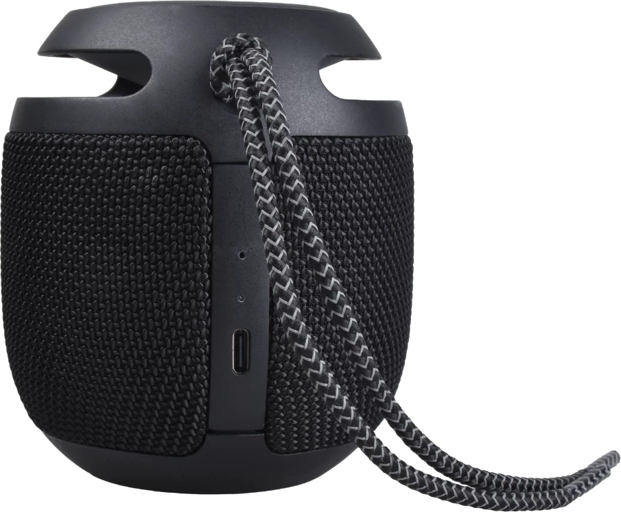 Altoparlant Bluetooth portativ Aiwa BST-100 5W, BT 5.0, IP66, RGB, bateri deri 8 orë, me mikrofon, i zi