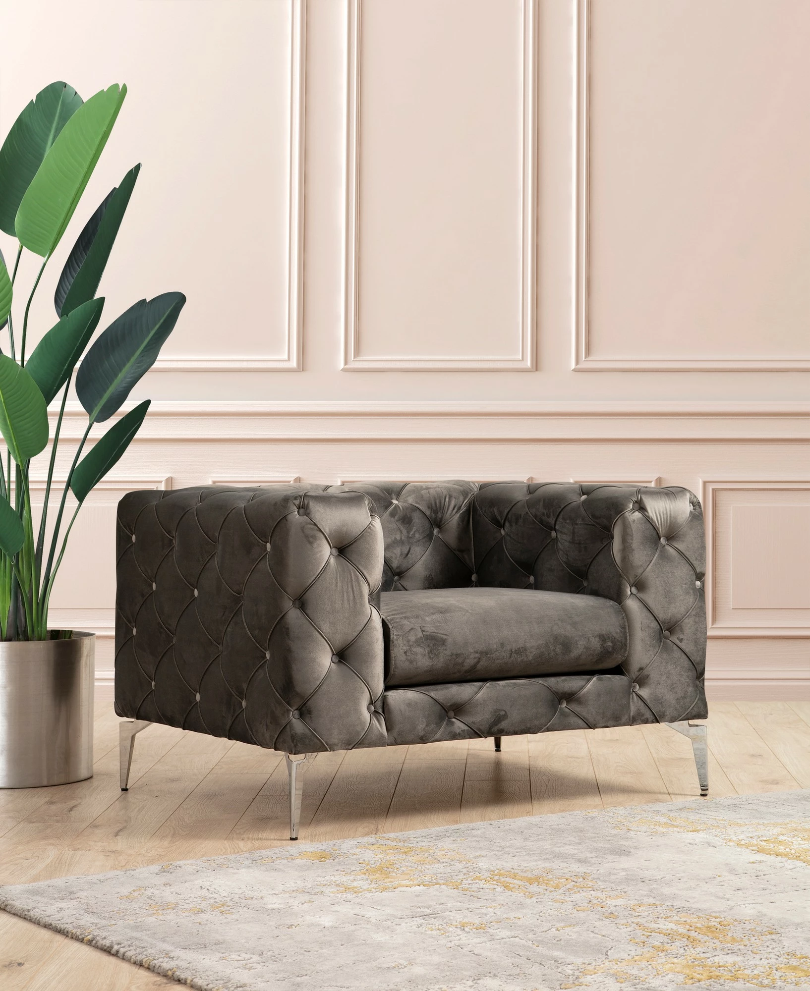 Karrige Wing Como, anthracite, Atelier del Sofa
