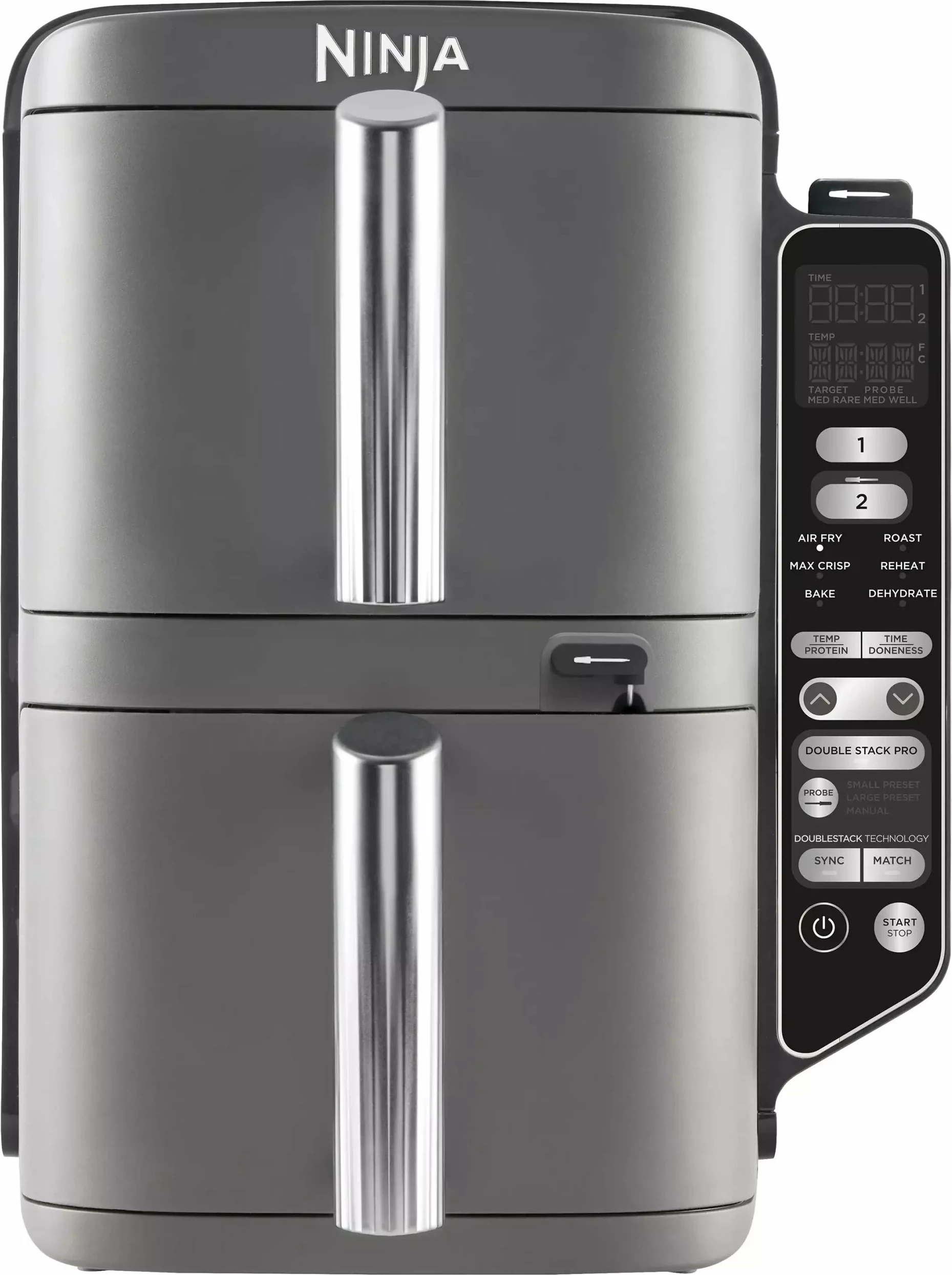 Fritezë pa vaj Ninja Double Stack XL SL451EU 9.5L 2470W, e zezë