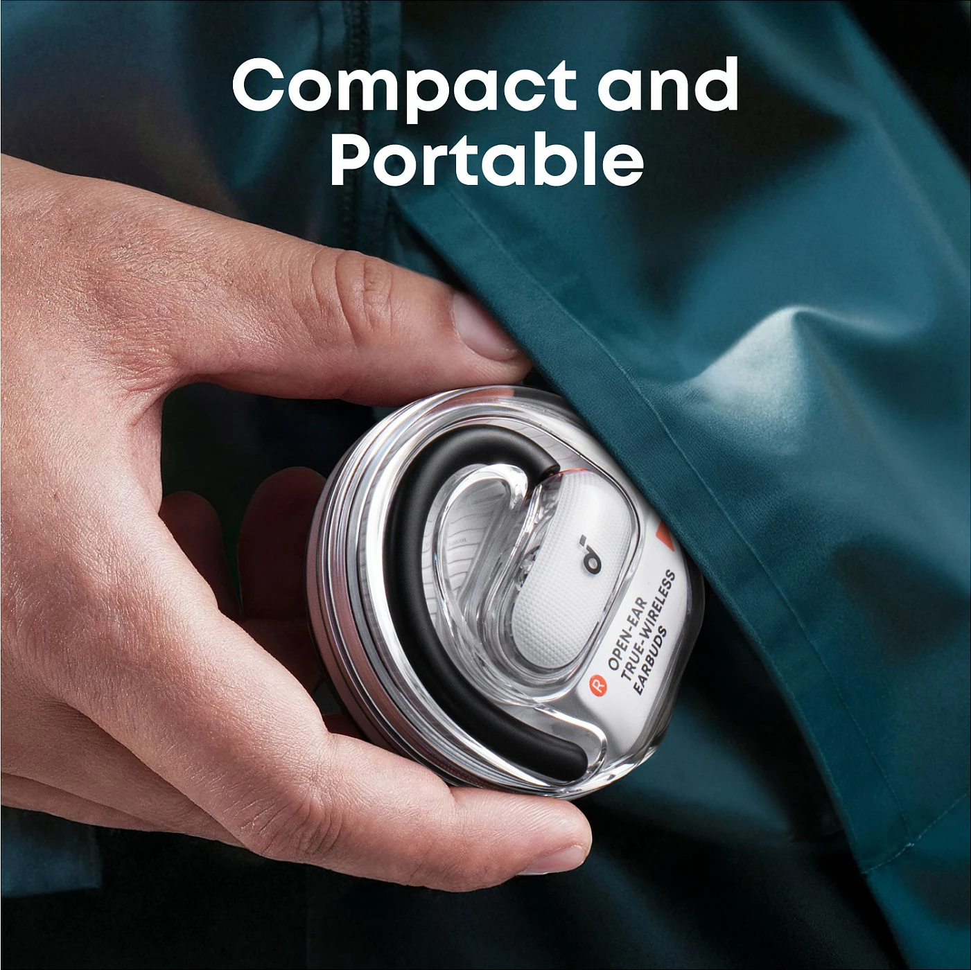 Kufje Anker Soundcore V40i, true wireless open-ear, Bluetooth 5.4, IP55, të bardha