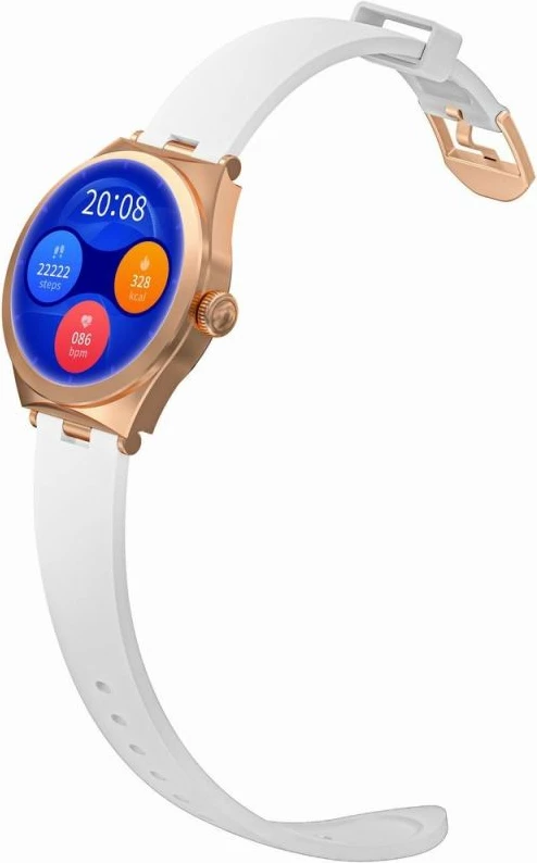 Smartwatch Gravity për femra, rozë e bardhë