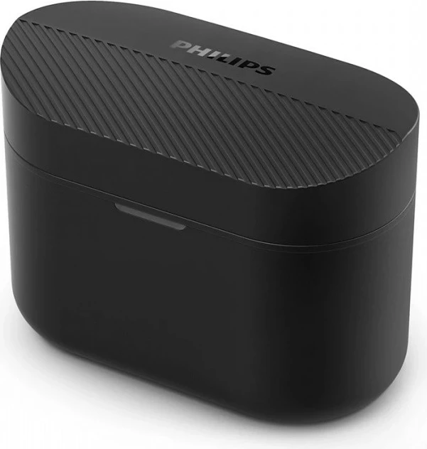 Kufje TWS, Philips TAT5000BK/00, Bluetooth 5.4, ANC, deri 40 orë, IPX5, të zeza, me etui karikimi dhe 3 palë jastëkësh