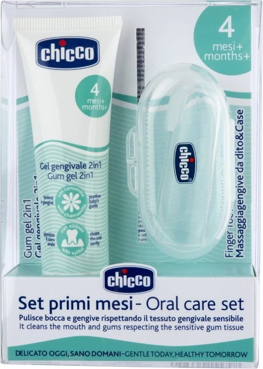 Set për dhëmbëzim Chicco për fëmijë, 2 copë, 30ml