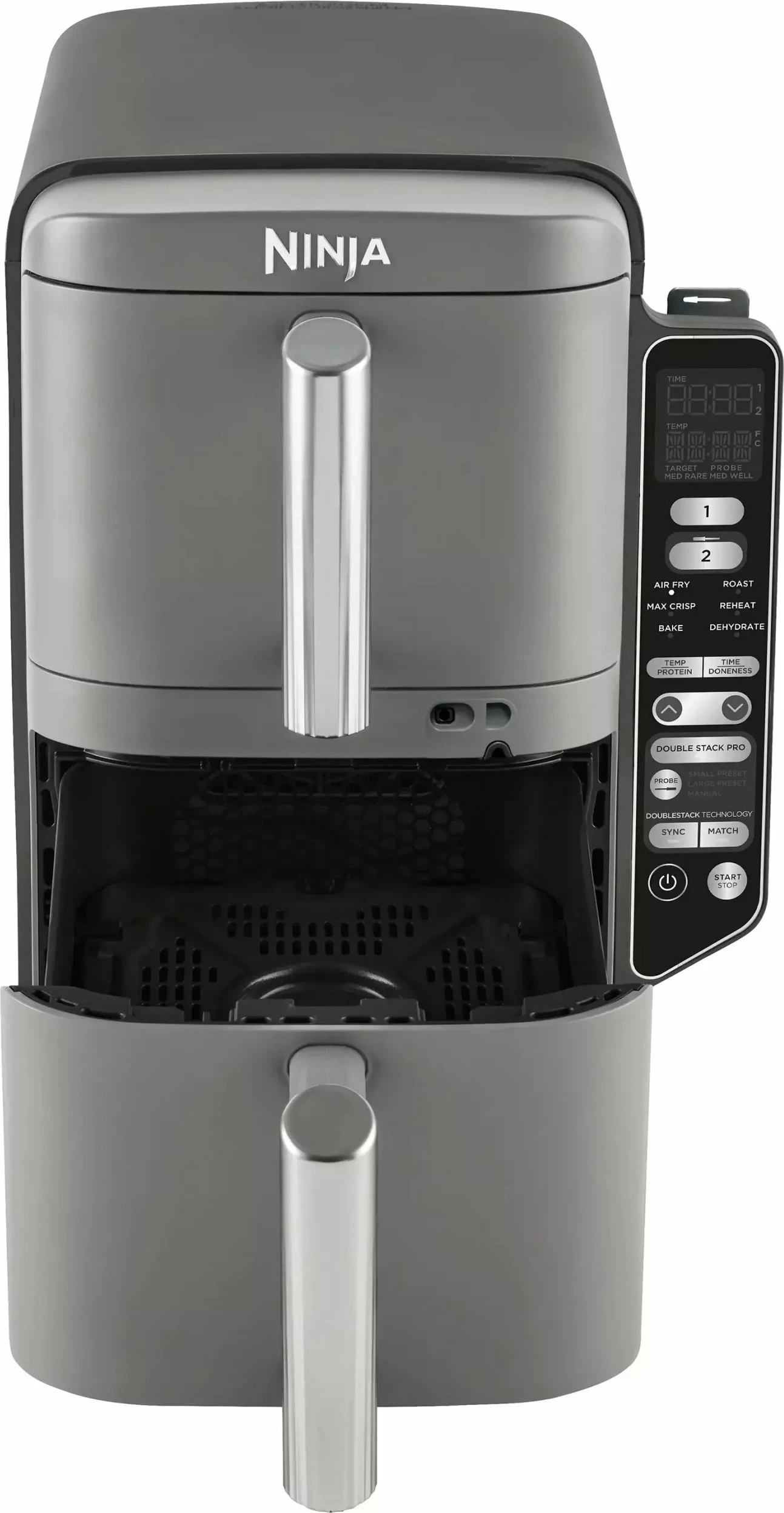 Fritezë pa vaj Ninja Double Stack XL SL451EU 9.5L 2470W, e zezë