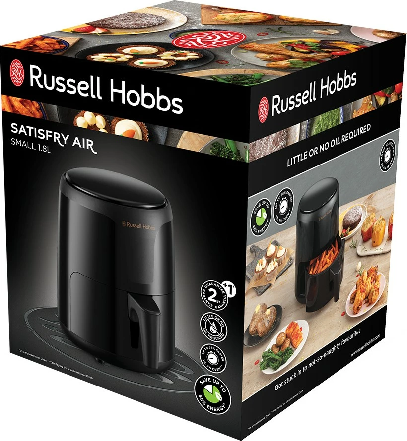 Fryer me ajër Russell Hobbs SatisFry Air, 1.8L, 1100W, e zezë