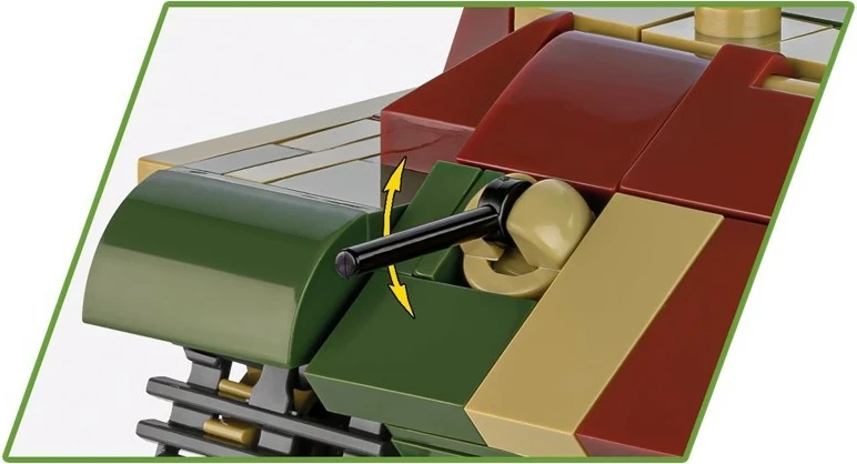 Set blloqesh Cobi Tiger II Königstiger, Historical Collection, 500 pjesë, Kamuflazh