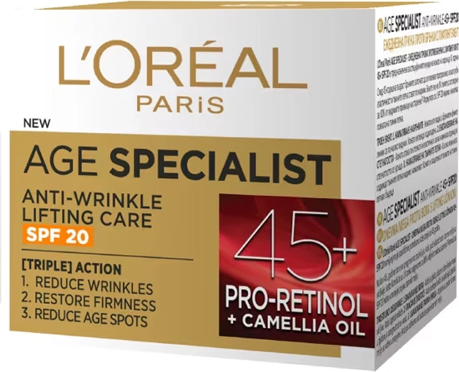 Loreal Paris Age Specialist 45+ Creme SPF 20