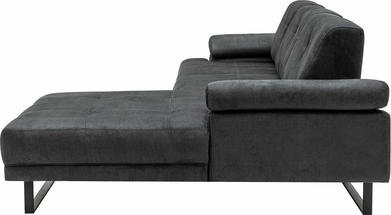 Këndare Atelier del Sofa, Mustang Large, e djathtë, ngjyrë antracit