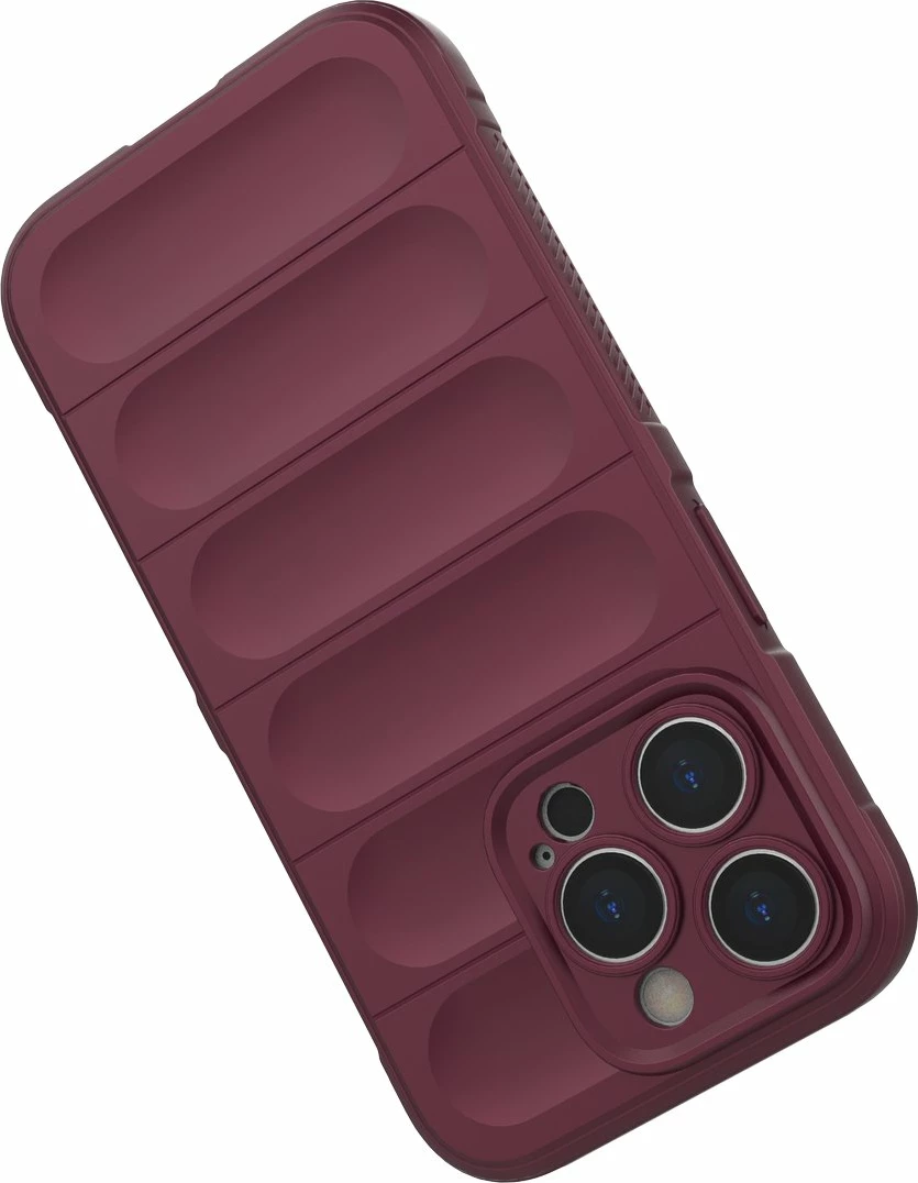 Mbështjellës Hurtel Magic Shield Case për iPhone 14 Pro, elastik, i blinduar, kuq