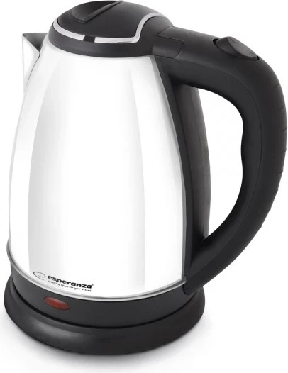 Vluese uji elektrike Esperanza EKK113W, 1800W, 1.8L, e bardhë/e zezë