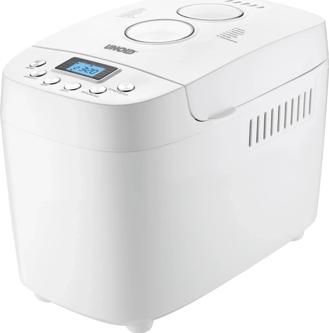 Wypiekacz për bukë Unold 68520, 850W, bardhë