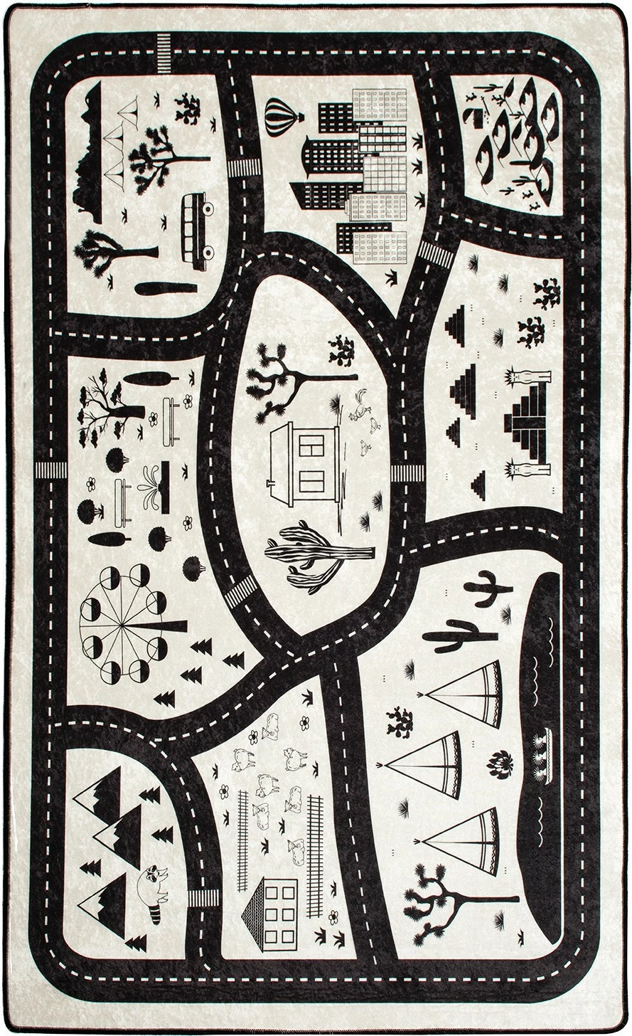 Qilim (100 x 160) Conceptum Hypnose, Black City