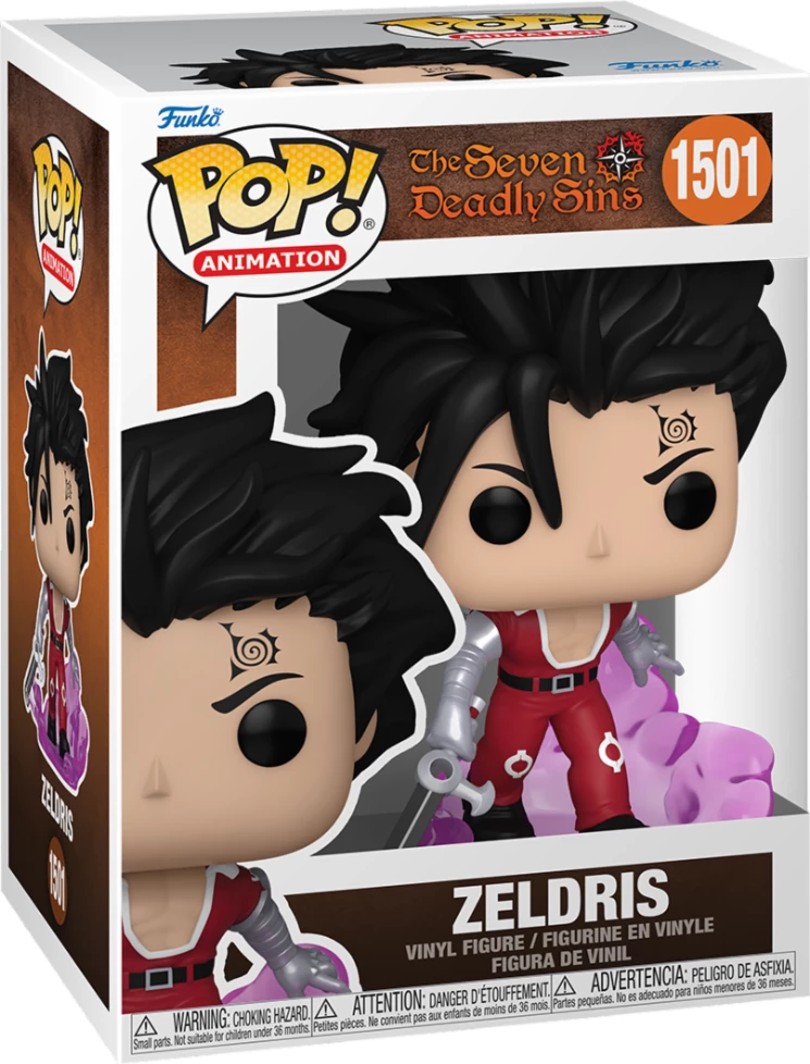 Figurinë vinili Funko Pop! Animation The Seven Deadly Sins Zeldris #1501
