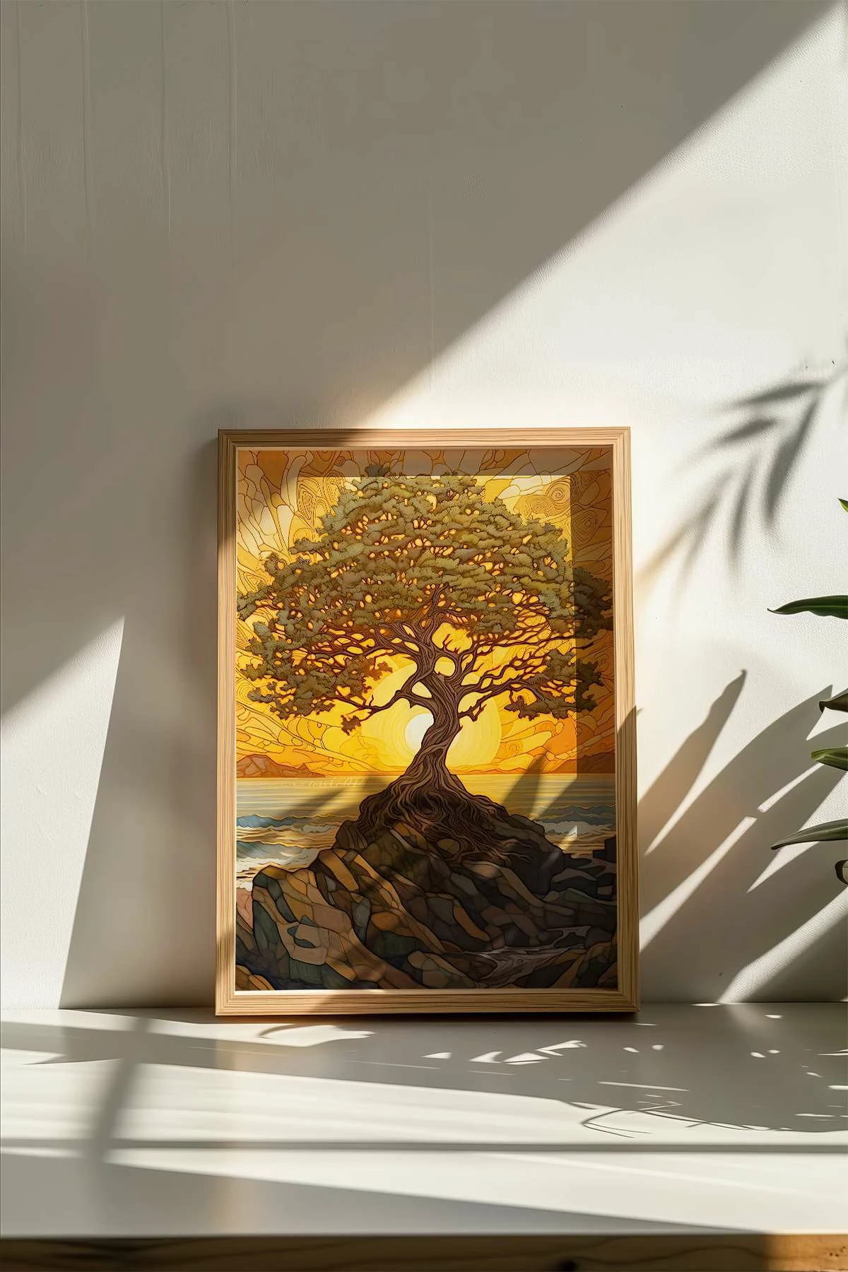 Pikturë dekorative me kornizë, Wallity, Mscartmdl36, shumëngjyrëshe, 33x48cm